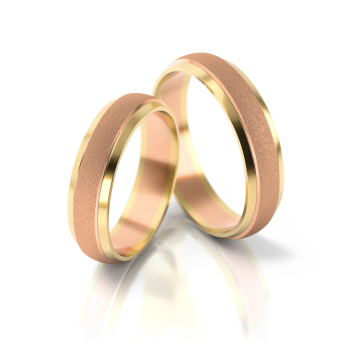 Preview: Stelmach Trauringe Weiss-Gelbgold Usedom 053